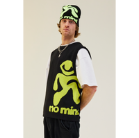 LOGO KNIT SWEATER VEST
